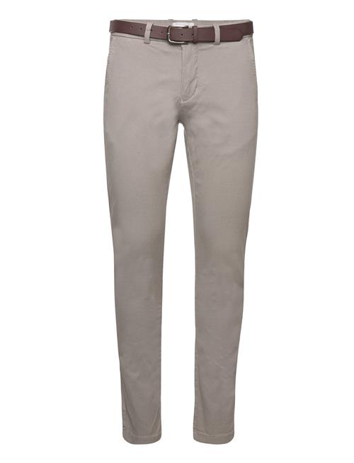 Lindbergh Aop Superflex Chino Pants Lindbergh Grey