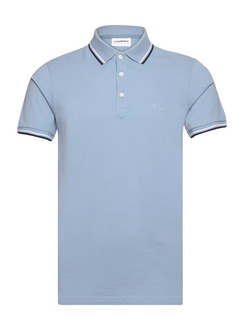 Se Lindbergh Polo Shirt W?. Contrast Piping Lindbergh Blue ved Booztlet