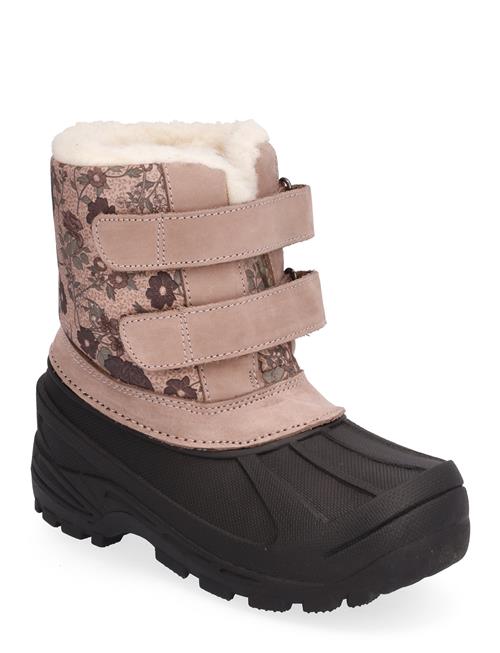 Wheat Thy Thermo Pac Boot Print Wheat Pink