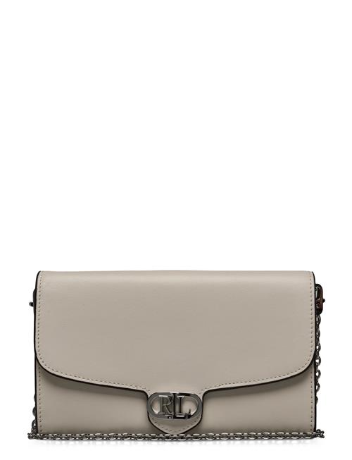 Se Lauren Ralph Lauren Leather Medium Adair Crossbody Lauren Ralph Lauren Beige ved Booztlet