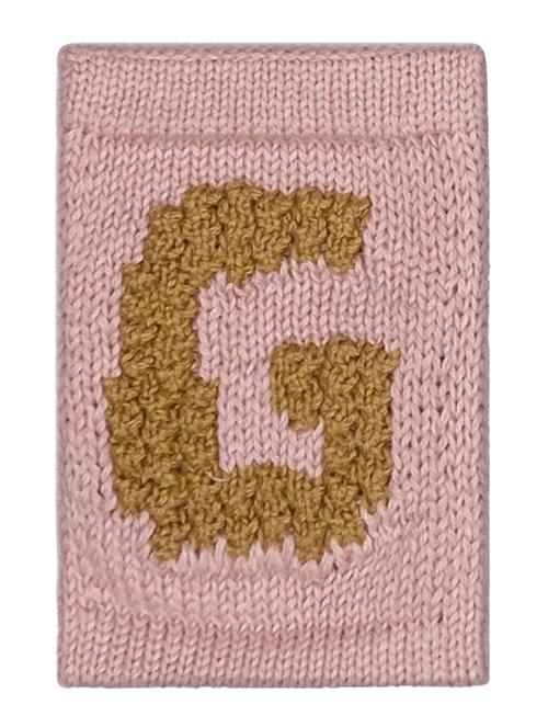 Smallstuff Knitted Letter G, Rose Smallstuff Pink