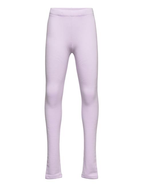 Lindex Leggings Basic Brushed Solid Lindex Purple