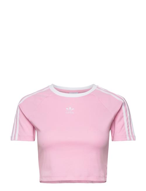 Se adidas Originals 3 S Baby Tee Adidas Originals Pink ved Booztlet