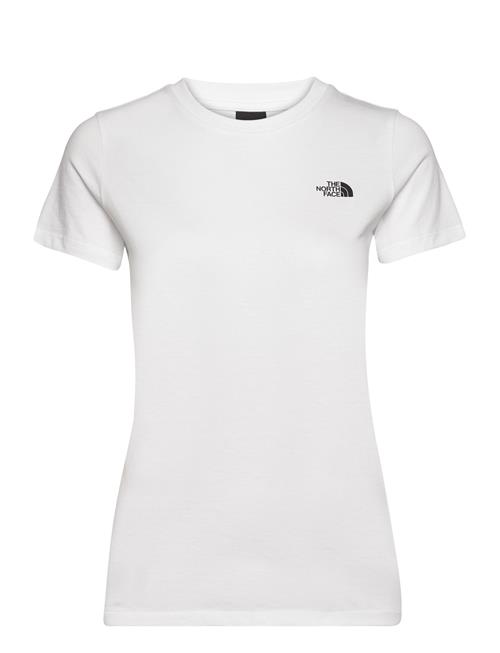 Se The North Face W S/S Simple Dome Slim Tee The North Face White ved Booztlet