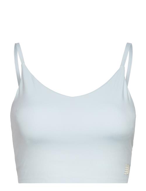 New Balance Linear Heritage Soft Bra Top New Balance Blue