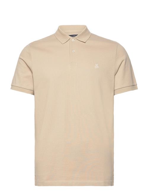 Se Marc O'Polo Polos Short Sleeve Marc O'Polo Beige ved Booztlet