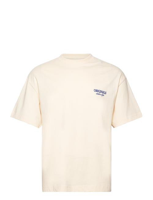 Se Jack & Jones Jorsantorini Back Tee Ss Crew Neck Sn Jack & J S Cream ved Booztlet