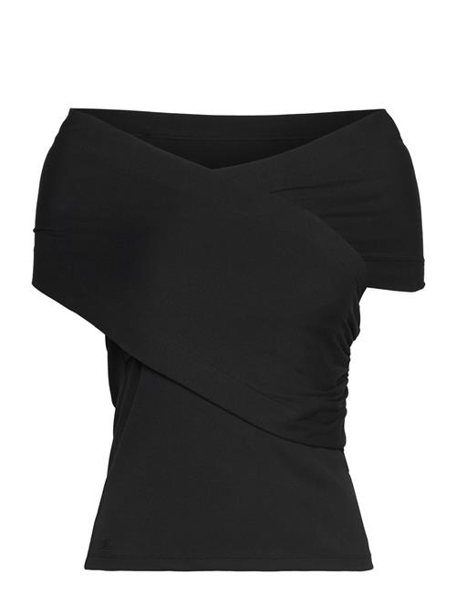 Lauren Ralph Lauren Off-The-Shoulder Rib-Knit Top Lauren Ralph Lauren Black