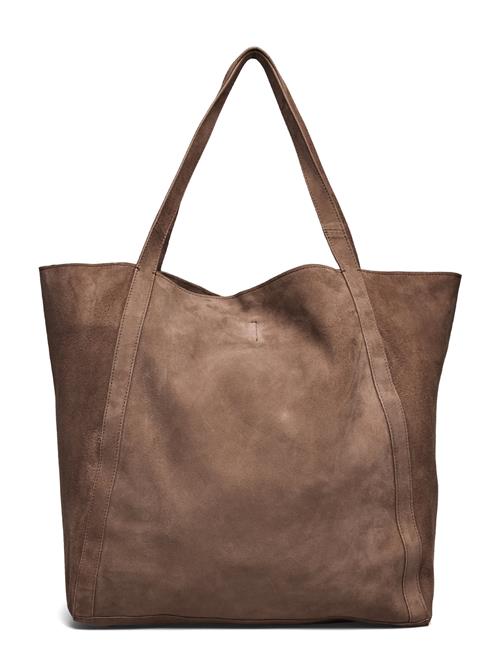 Se Becksöndergaard Suede Eden Bag Becksöndergaard Brown ved Booztlet