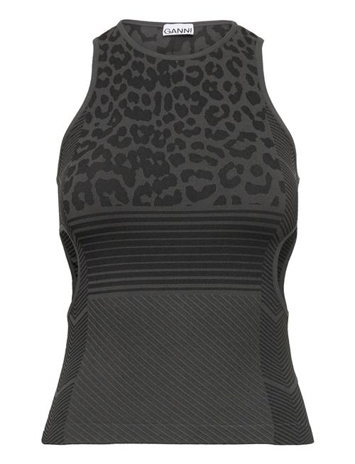 Ganni Seamless Jacquard Ganni Black