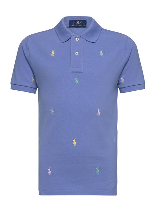 Ralph Lauren Kids Polo Pony Cotton Mesh Polo Shirt Ralph Lauren Kids Blue