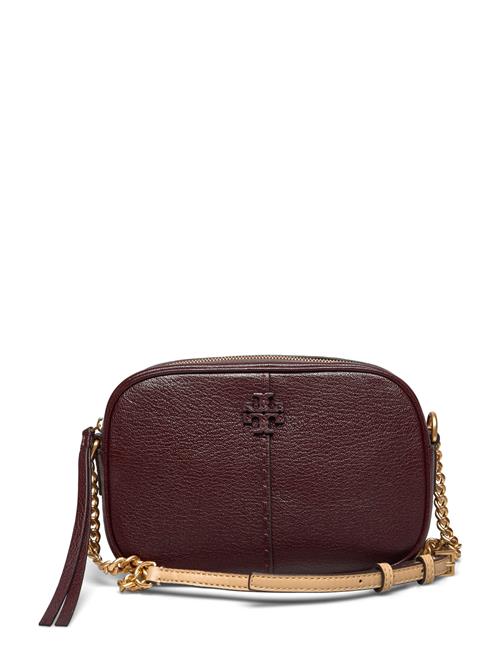 Tory Burch Mcgraw Textured Leather Camera Bag Tory Burch Red