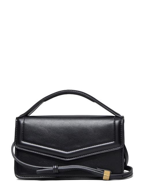 Mango Rectangular Bag With Flap Mango Black