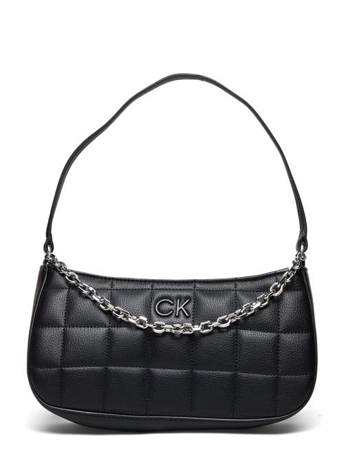 Calvin Klein Square Quilt Chain Elongated Bag Calvin Klein Black