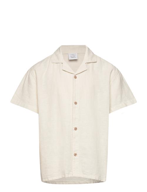 Shirt Ss Linen Lindex White