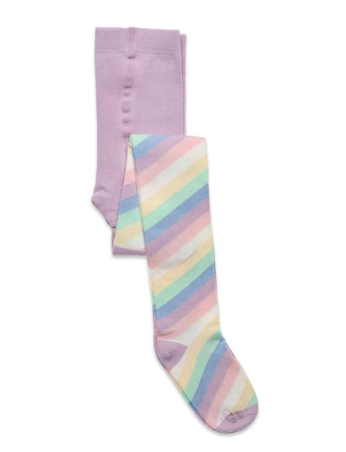 Lindex Tights Sg Cotton Candy Striped Lindex Patterned