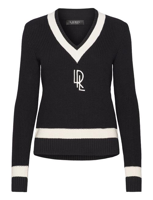 Lauren Ralph Lauren Cable-Knit Cotton Cricket Sweater Lauren Ralph Lauren Black