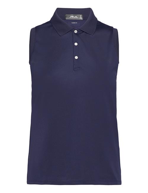 Se Ralph Lauren Golf Classic Fit Sleeveless Tour Polo Shirt Ralph Lauren Golf Navy ved Booztlet