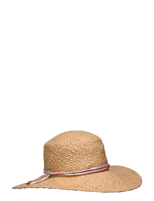 Lauren Ralph Lauren Logo-Charm Straw Sun Hat Lauren Ralph Lauren Beige