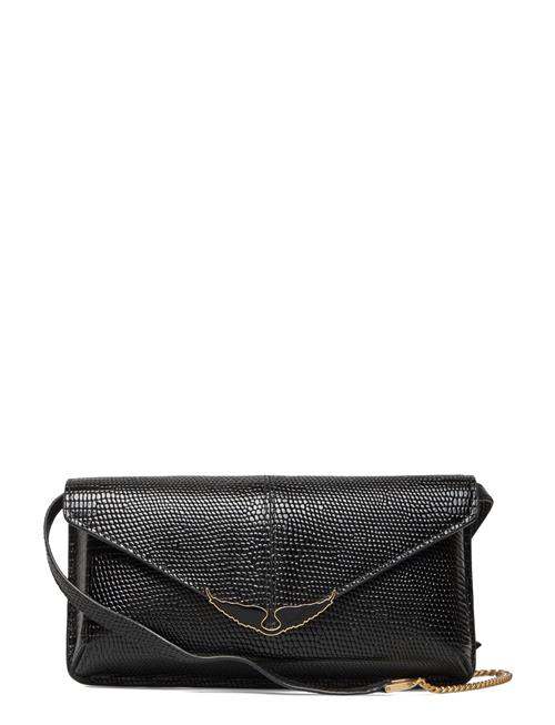 Zadig & Voltaire Borderline Clutch Embossed Igu Zadig & Voltaire Black