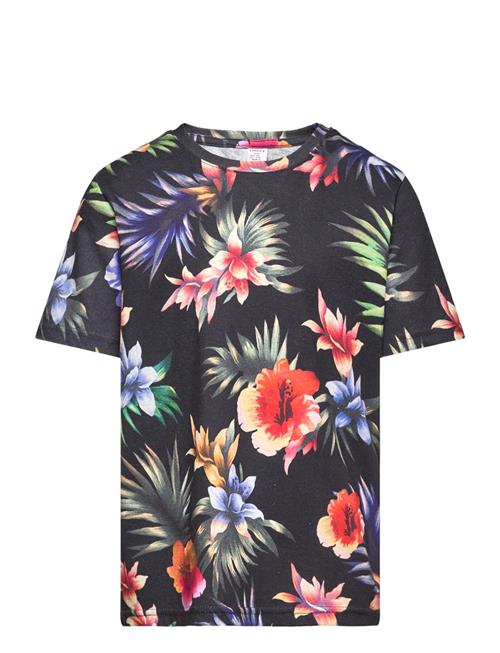 Se Lindex T Shirt Regular Tropical Flowe Lindex Patterned ved Booztlet