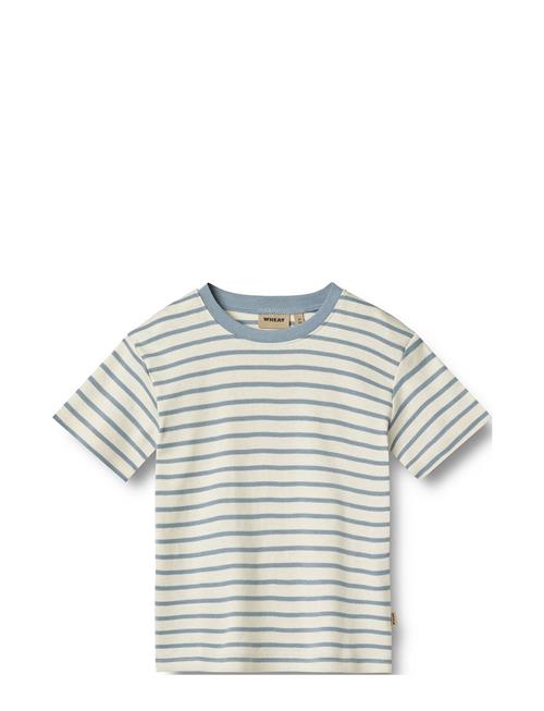 Wheat T-Shirt S/S Fabian Wheat Blue