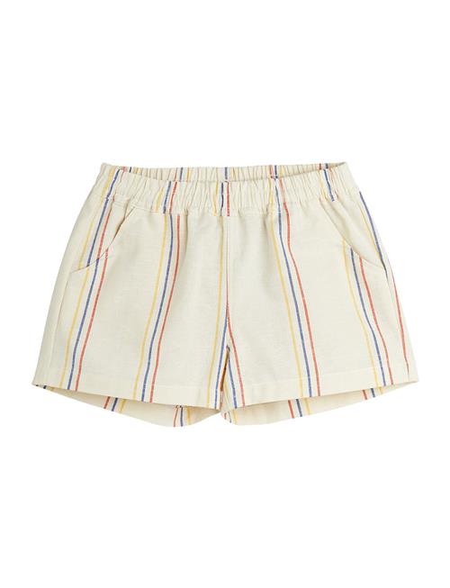 Stripe Y-D Woven Shorts Mini Rodini Cream