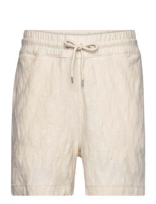 GANT Terry Jacquard Shorts GANT Cream