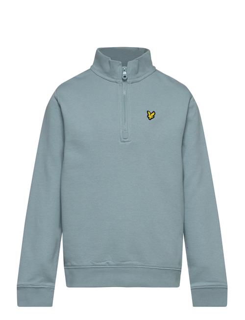 Se Lyle & Scott Quarter Zip Pullover Lyle & Scott Blue ved Booztlet