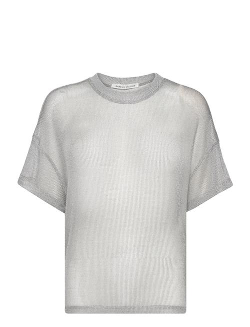 Se Rabens Saloner Metal Mesh T Shirt - Carabell Rabens Sal R Silver ved Booztlet