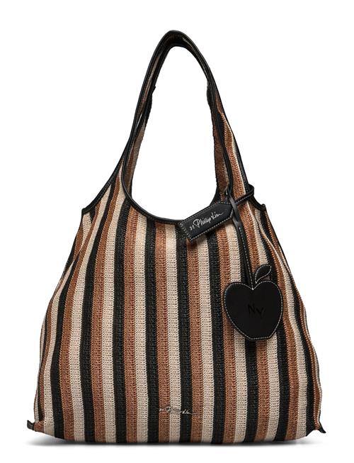 3.1 Phillip Lim Raffia Stripe Market Tote 3.1 Phillip Lim Black