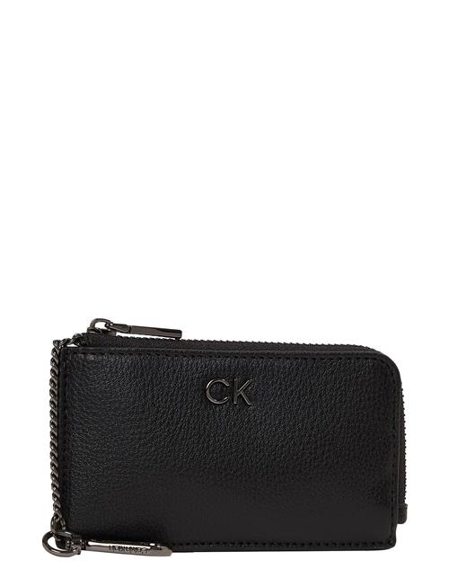 Se Calvin Klein Ck Daily Zip Cardholder W/Chain Calvin Klein Black ved Booztlet