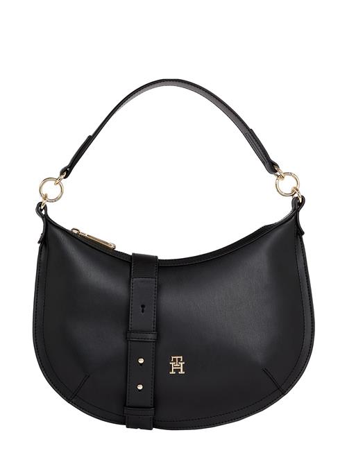 Se Tommy Hilfiger Th Chic Shoulder Bag Tommy Hilfiger Black ved Booztlet