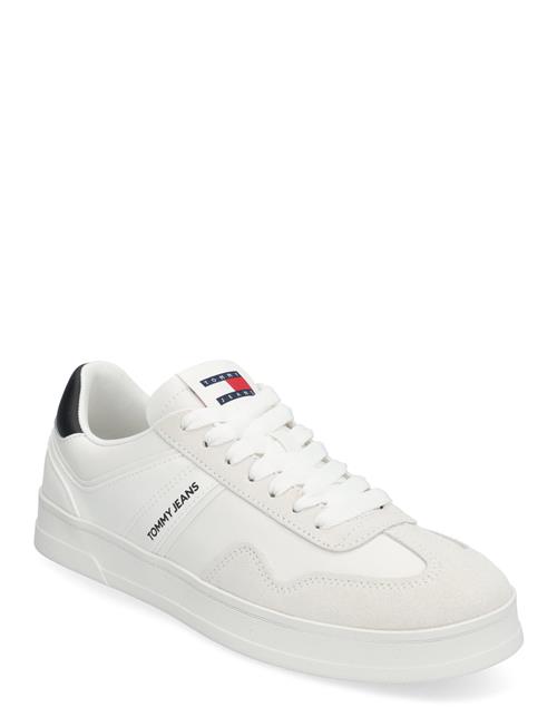 Se Tommy Hilfiger Tjm Leather Retro Cupsole Tommy Hilfiger White ved Booztlet