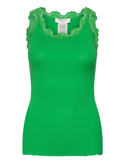 Rosemunde Rwbabette Sl U-Neck Long Lace Top Rosemunde Green