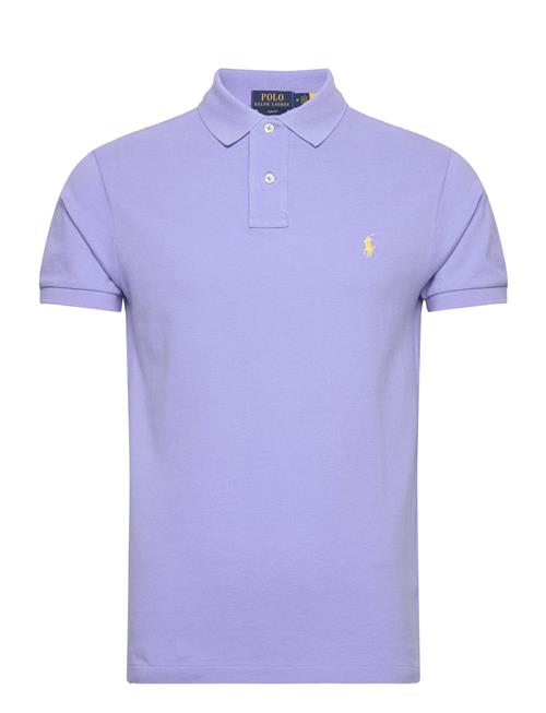 Polo Ralph Lauren Slim Fit Mesh Polo Shirt Polo Ralph Lauren Purple