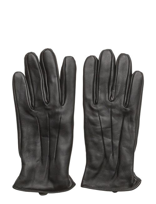 Jack & Jones Jacmontana Leather Gloves Noos Jack & J S Black