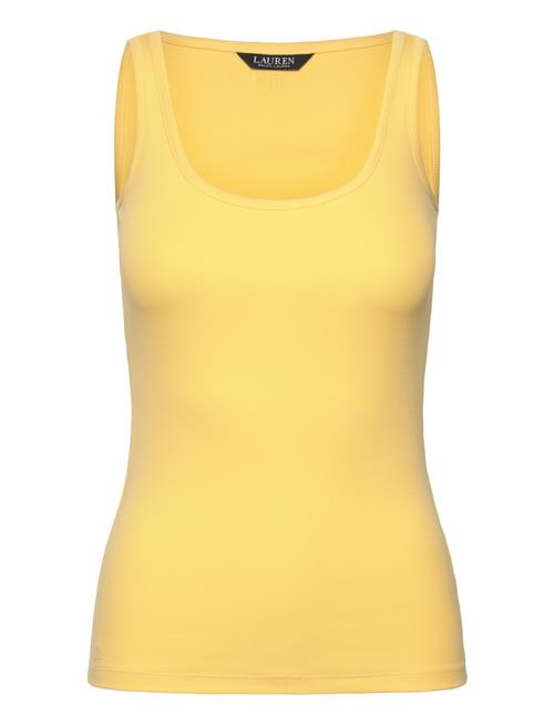 Cotton-Blend Tank Top Lauren Ralph Lauren Yellow