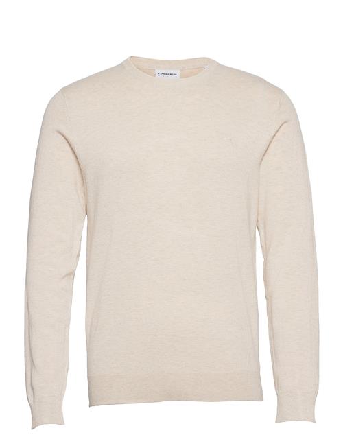 Lindbergh Ecovero L/S O-Neck Knit Lindbergh Cream