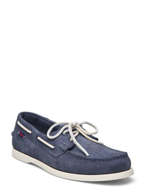 Se Sebago Docksides Portland Nubuck Sebago Navy ved Booztlet