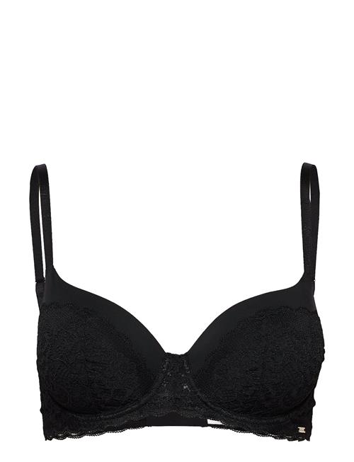 Se Lindex Scarlette Fancy T Shirt Bra Lindex Black ved Booztlet