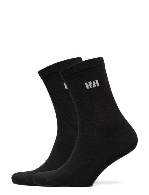 Se Helly Hansen Everyday Wool Sock 2Pk Helly Hansen Black ved Booztlet