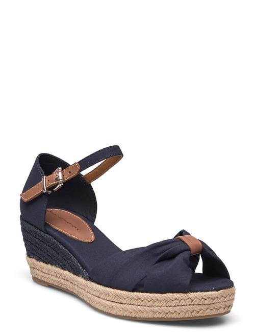 Tommy Hilfiger Basic Open Toe Mid Wedge Tommy Hilfiger Blue