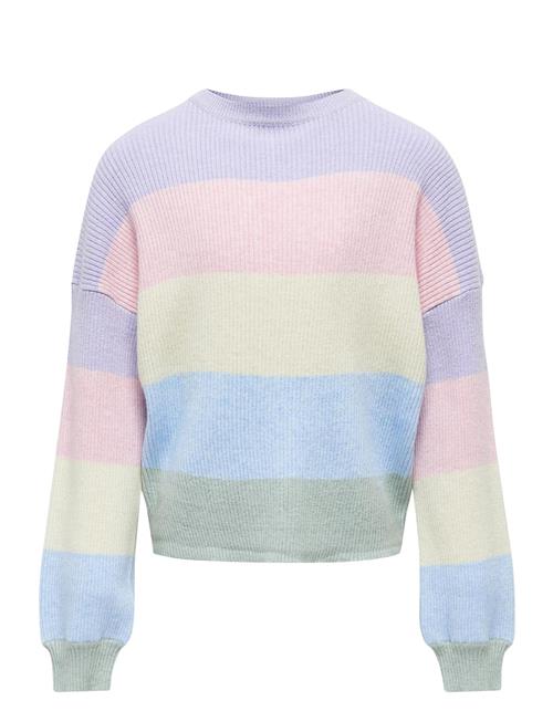 Se Kids Only Kogsandy L/S Stripe Pullover Knt Noos Kids Only Patterned ved Booztlet