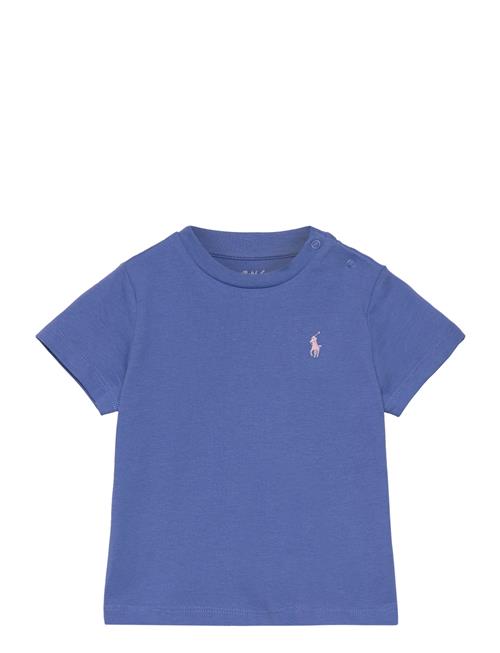 Cotton Jersey Crewneck Tee Ralph Lauren Baby Blue