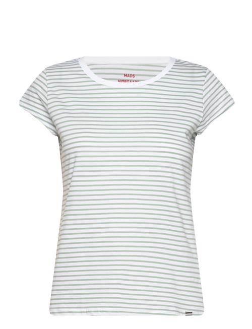 Fine Jersey Stripe Teasy Tee Fav Mads Nørgaard Green