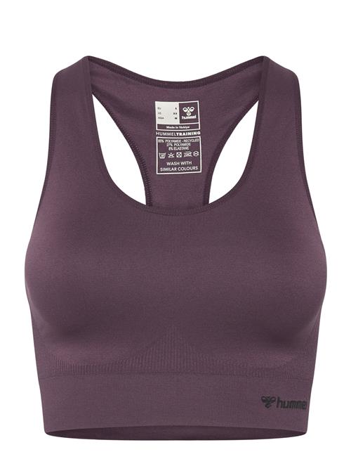 Se Hummel Hmltif Seamless Sports Top Hummel Purple ved Booztlet