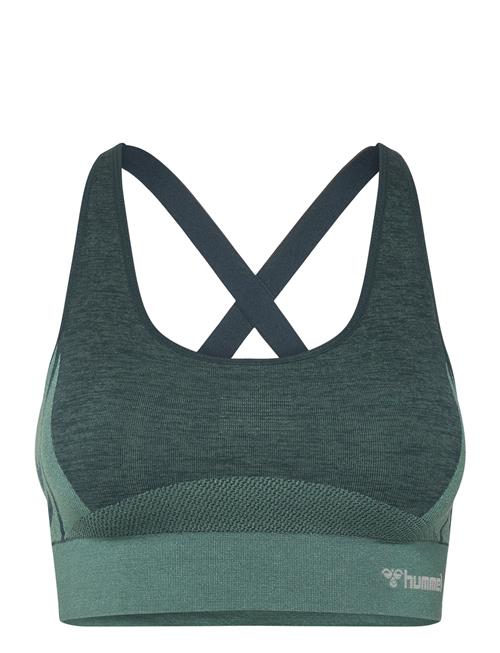 Hmlclea Seamless Sports Top Hummel Green