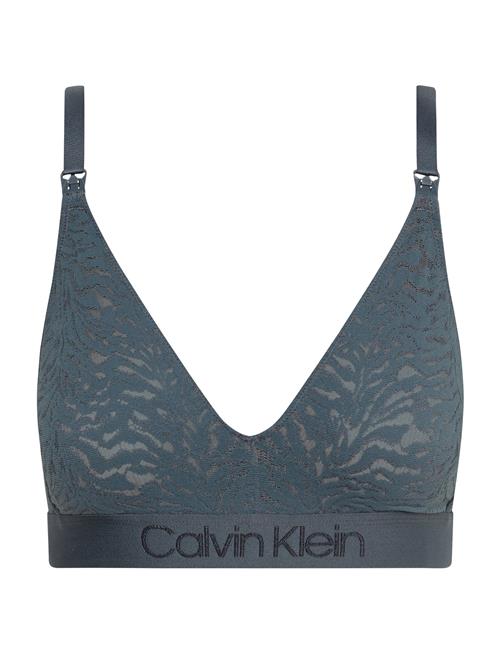 Se Calvin Klein Unlined Bralette Calvin Klein Navy ved Booztlet