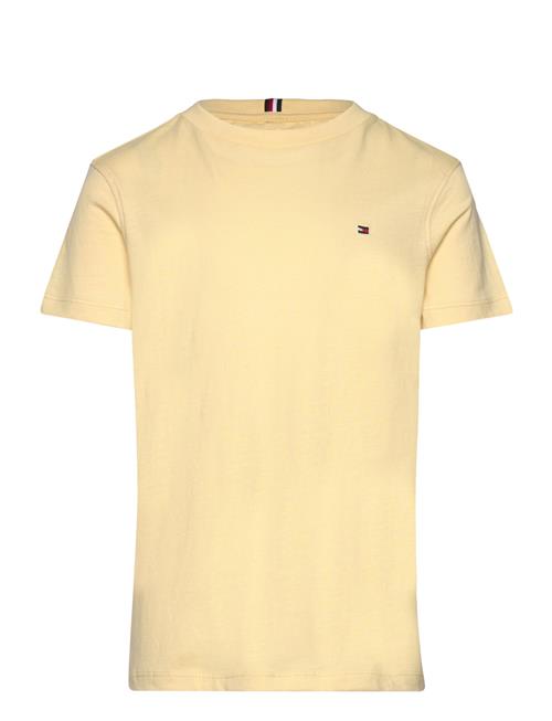 Se Tommy Hilfiger Essential Cotton Tee S/S Tommy Hilfiger Yellow ved Booztlet